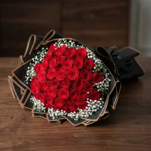 41 Gül Buketi (Kırmızı, Beyaz,Pembe)
